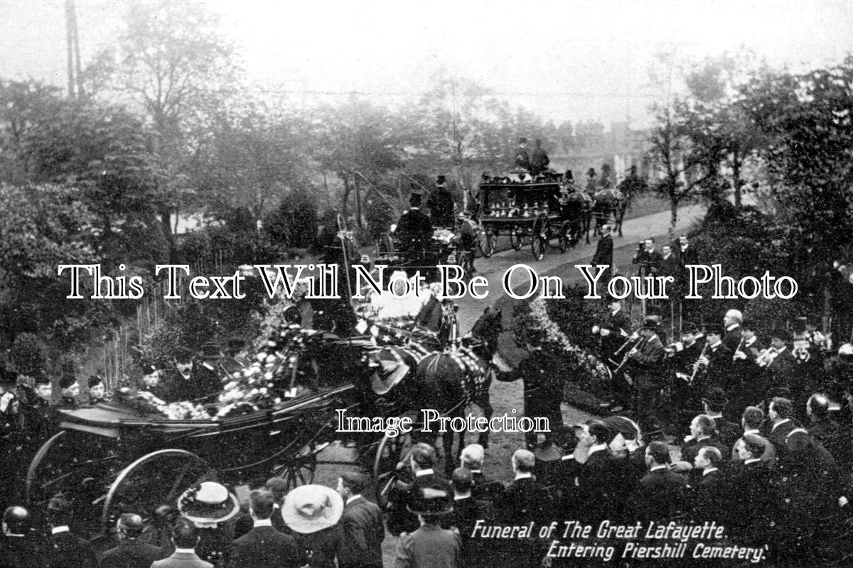 SC 2252 - Funeral Of Lafayette Magician, Piershill Cemetery, Edinburgh, Scotland