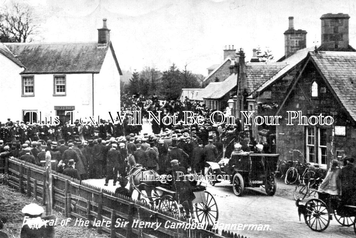 SC 2293 - Funeral Of Sir Henry Campbell, Bannerman, Scotland