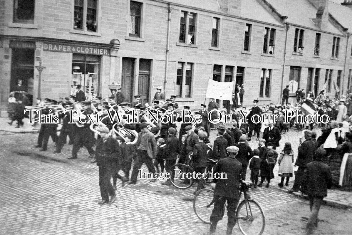 SC 2296 - Forfar Instrumental Band, Roberts & North Street
