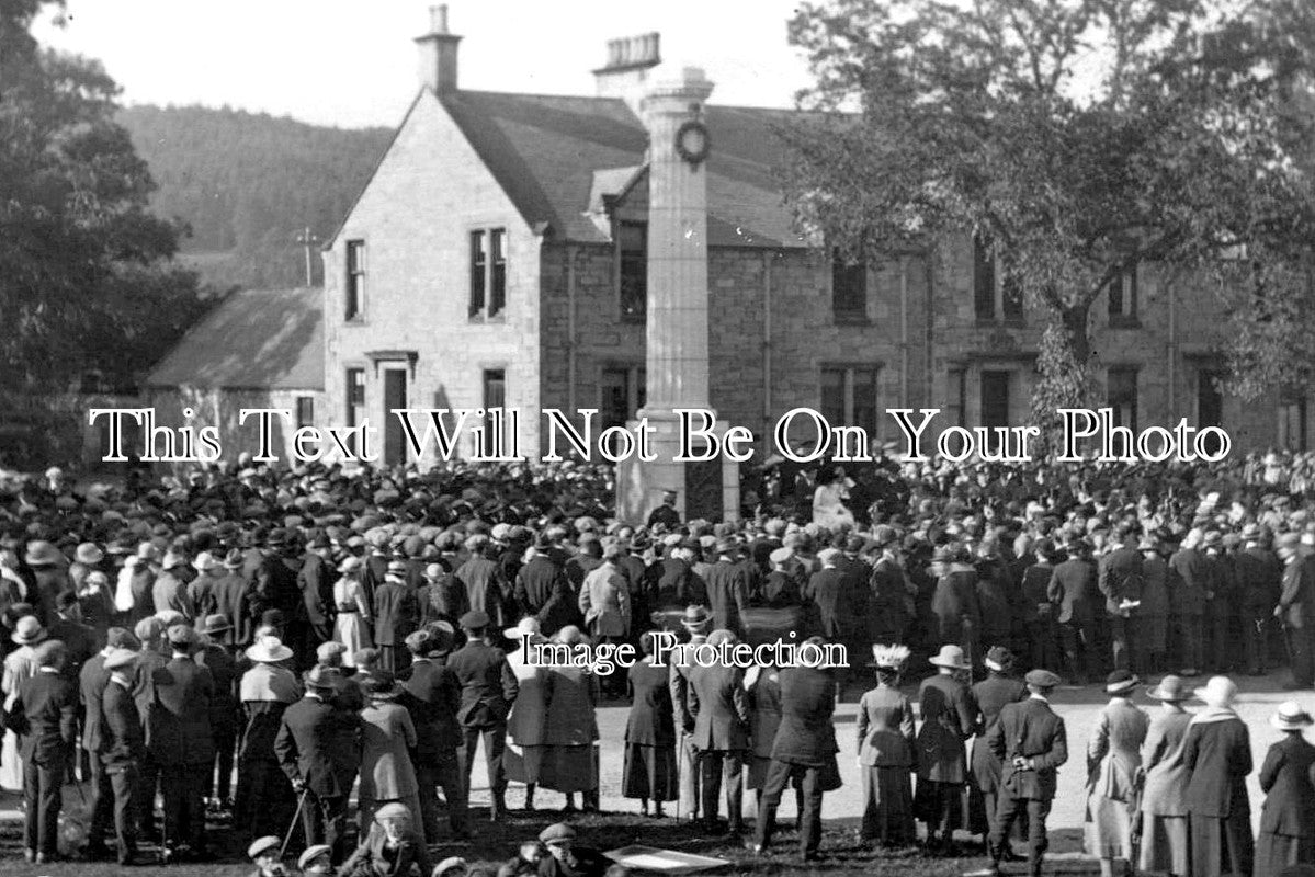 SC 2333 - Unveiling Of Strathspey War Memorial, Scotland 1921