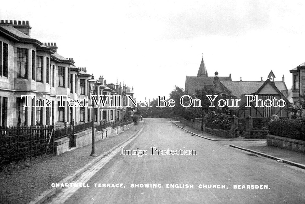 SC 2358 - Chartwell Terrace, English Church, Bearsden, Scotland