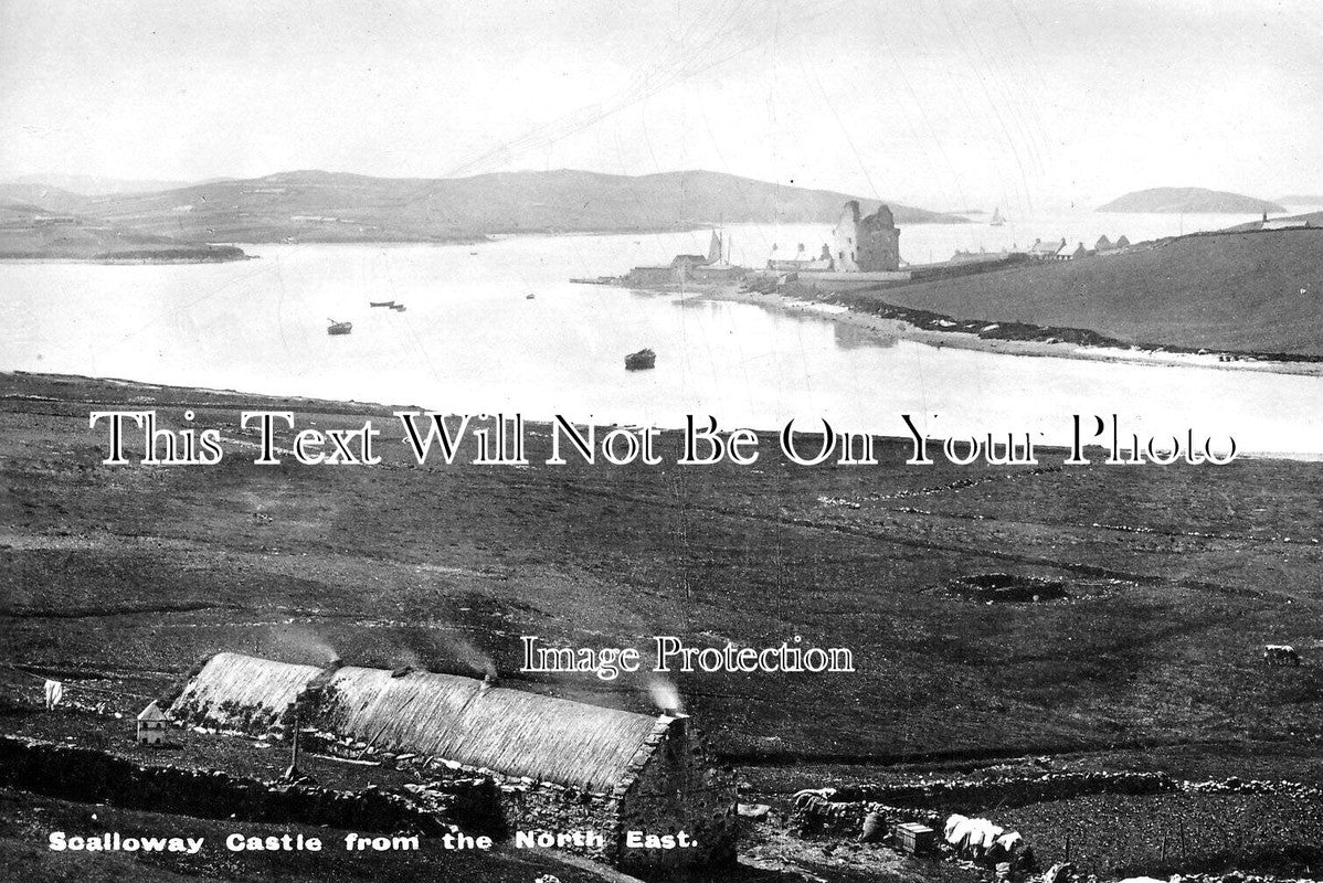 SC 2414 - Scalloway Castle From The North East, Shetland, Scotland