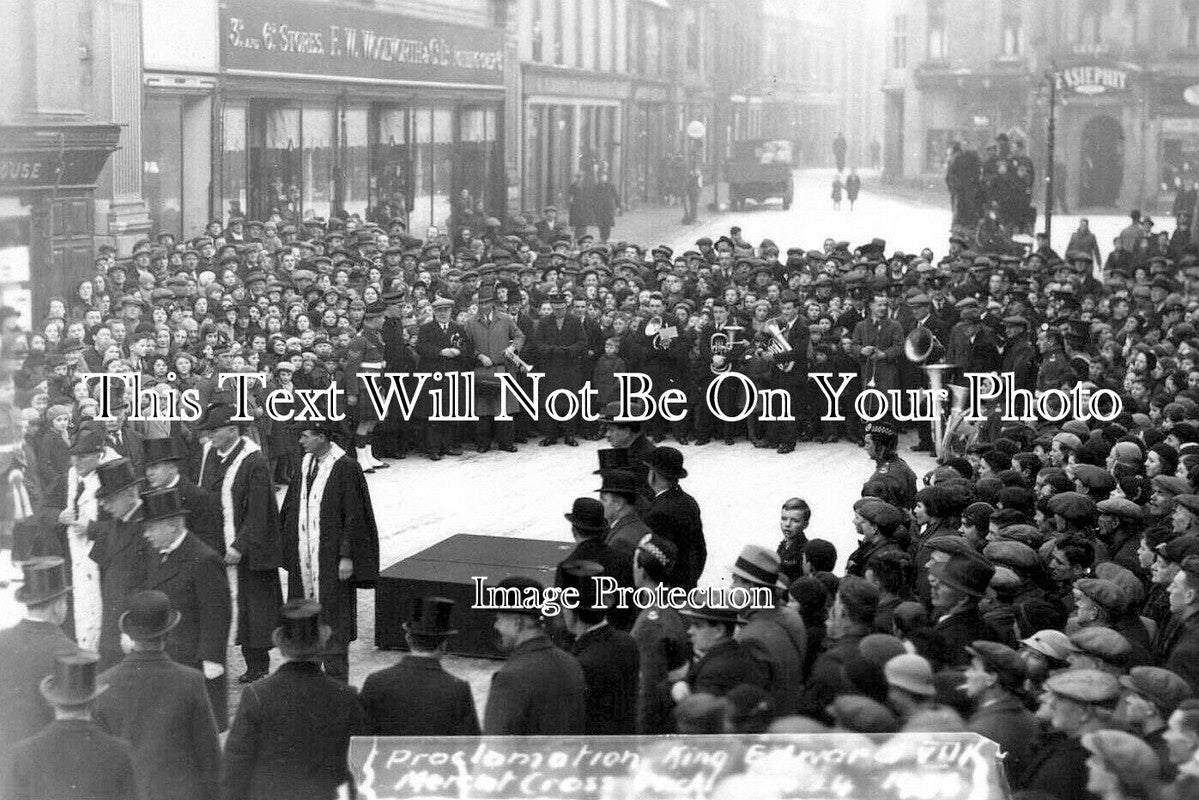 SC 2420 - Proclamation Of King Edward VIII, Mercat Cross, Wick, Scotland 1936