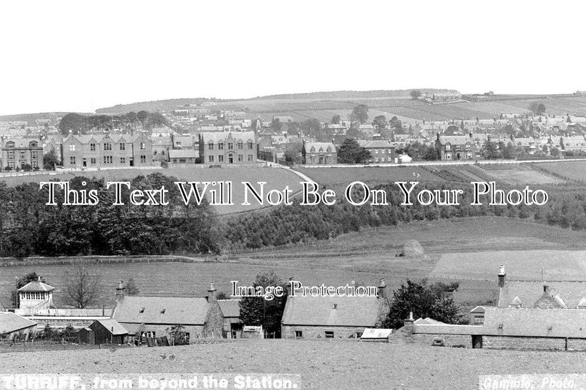 SC 2489 - Turriff From Beyond The Station, Aberdeenshire, Scotland