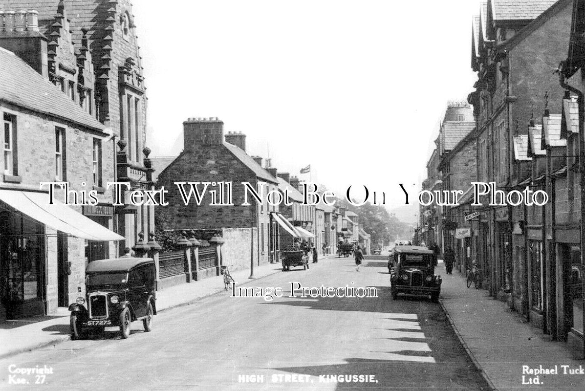 SC 2555 - High Street, Kingussie, Scotland