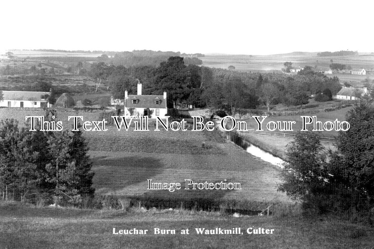 SC 2558 - Leuchar Burn At Waulkmill, Culter, Scotland