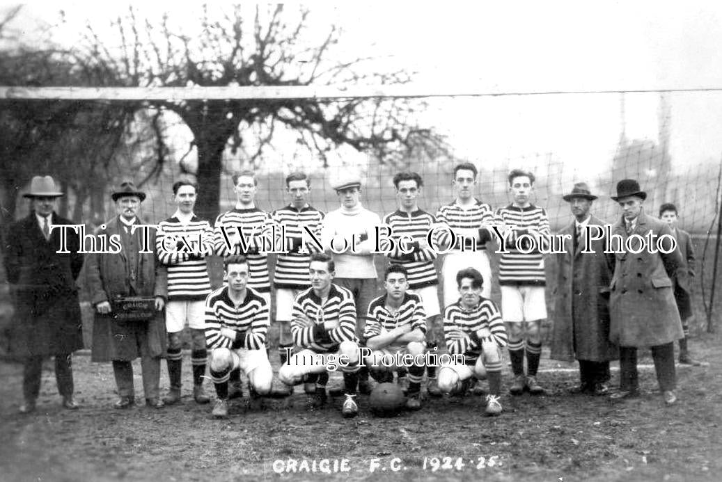 SC 2577 - Craigie Football Club Team, Perthshire, Scotland 1924-25