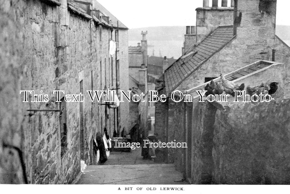 SC 2620 - A Bit Of Old Lerwick, Shetland, Scotland