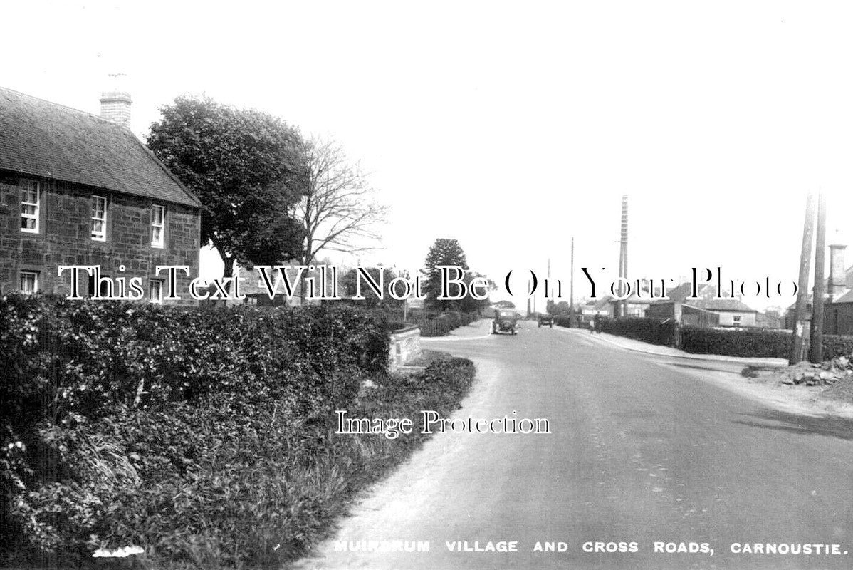 SC 2642 - Muirdrum Village & Cross Roads, Carnoustie, Scotland