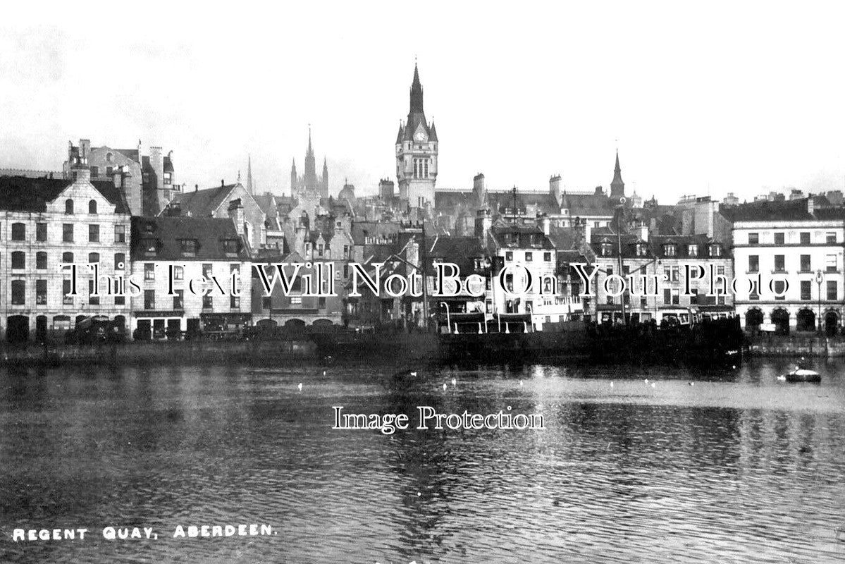 SC 2674 - Regent Quay, Aberdeen, Scotland c1913