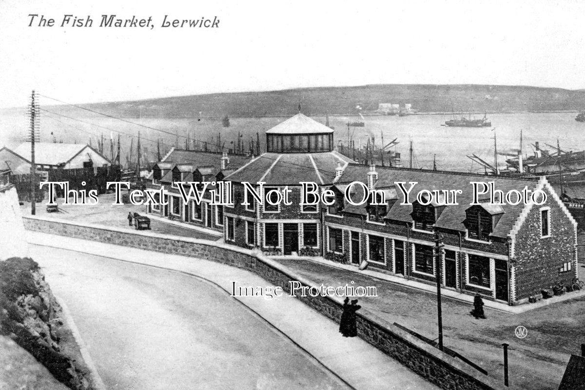 SC 2684 - The Fish Market, Lerwick, Shetland, Scotland