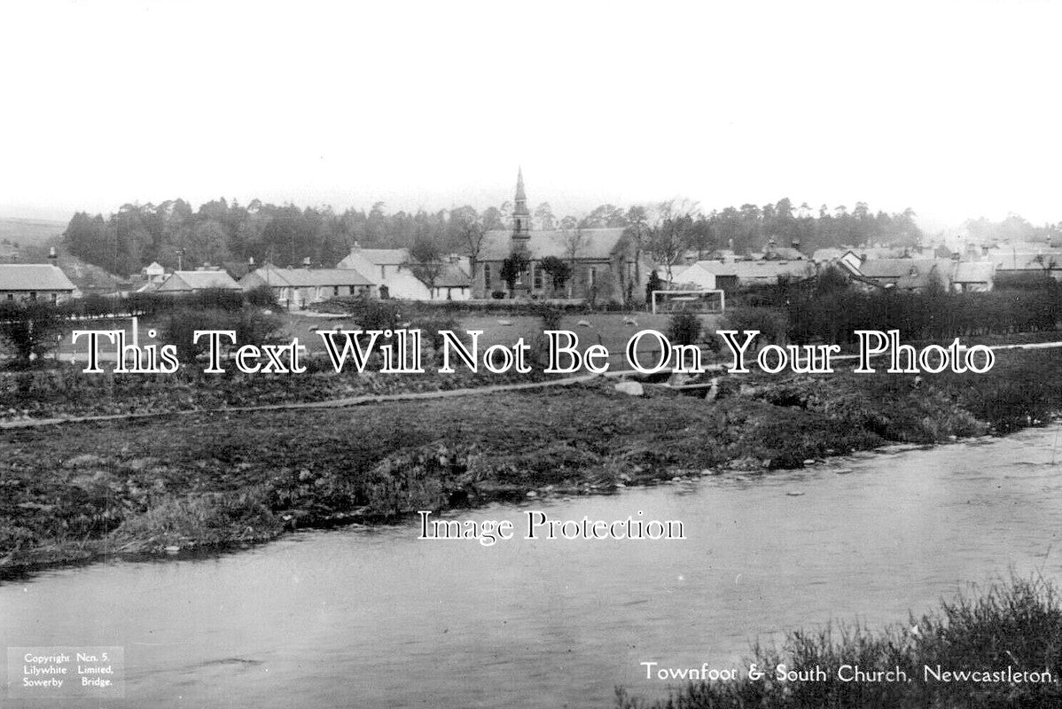 SC 2687 - Townfoot & South Church, Newcastleton, Scotland