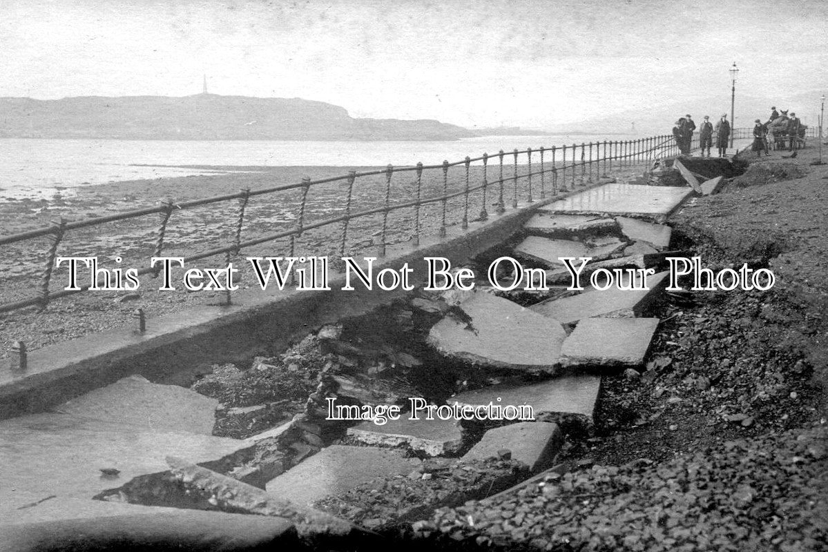 SC 2704 - Storm Damage At Oban, Argyll, Bute, Scotland c1912