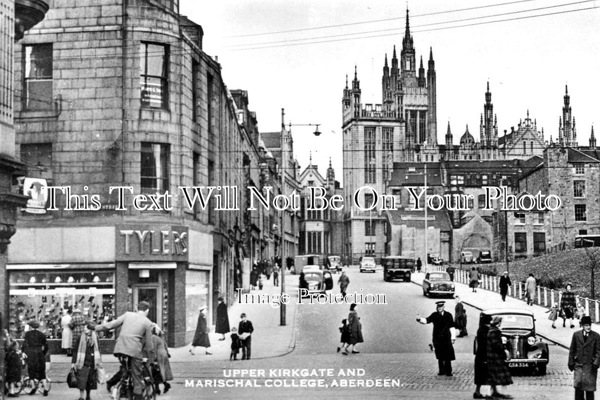 SC 2741 - Upper Kirkgate & Marishal College, Aberdeen, Scotland