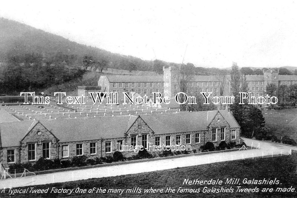 SC 2854 - Netherdale Mill, Galashiels, Selkirkshire, Scotland