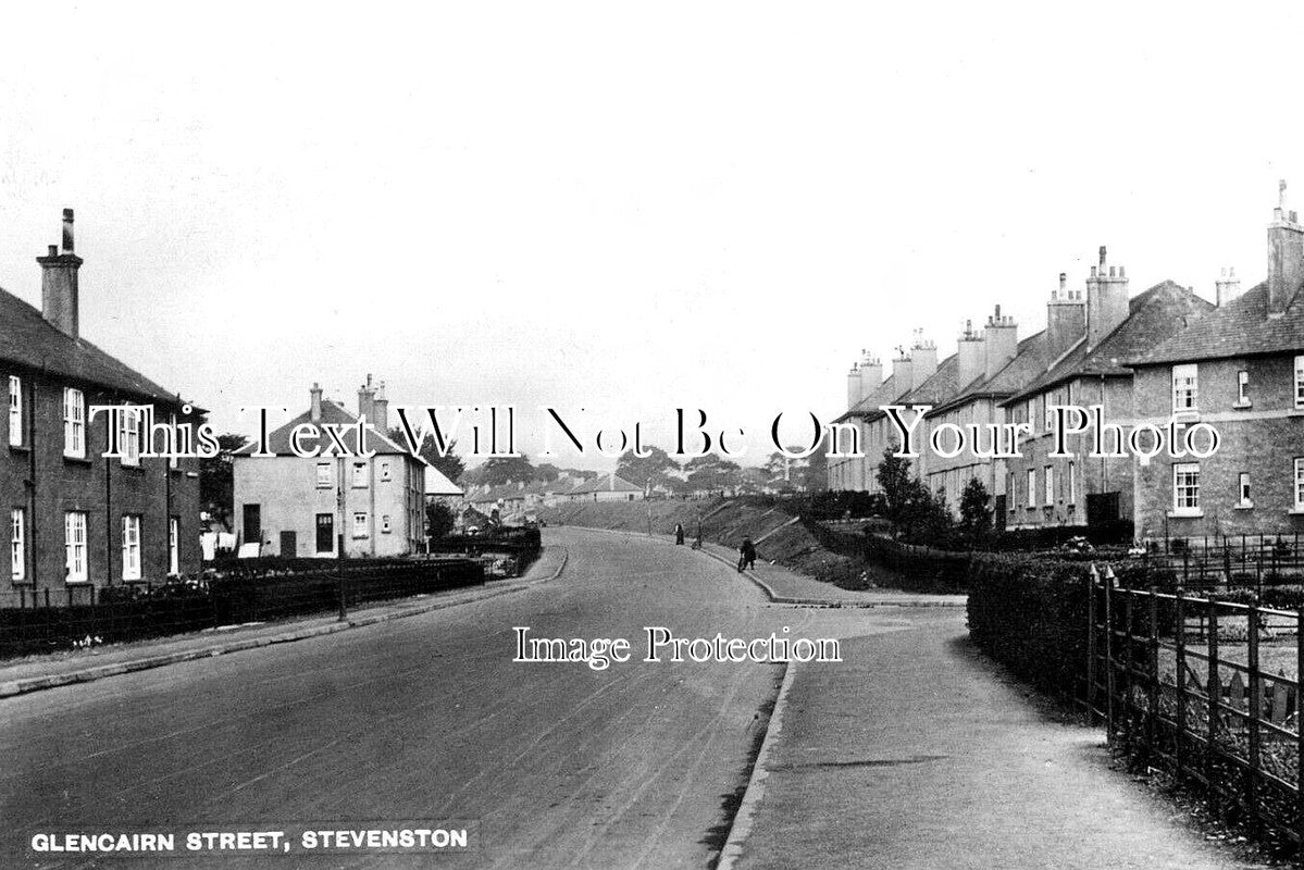 SC 2910 - Glencairn Street, Stevenston, Scotland c1936