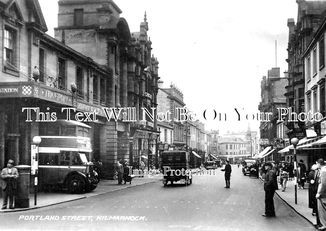 SC 299 - Portland Street, Kilmarnock, Scotland c1949