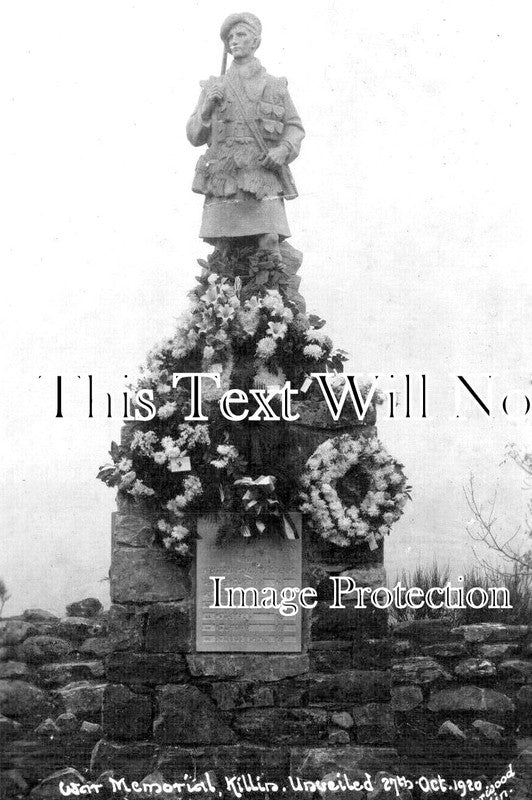 SC 2993 - Killin War Memorial, Scotland WW1