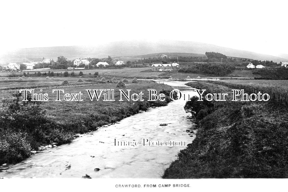 SC 2994 - Crawford From Camp Bridge, Scotland