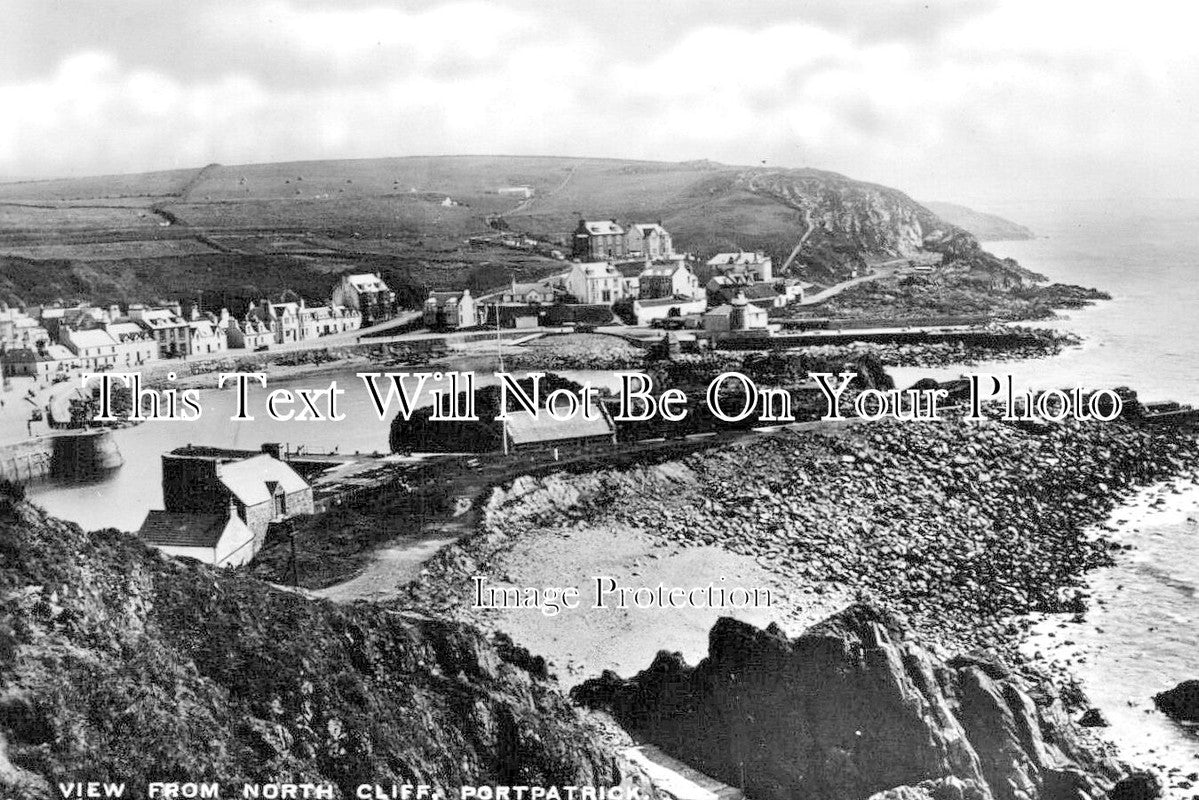SC 3064 - View From The North Cliff, Portpatrick, Scotland