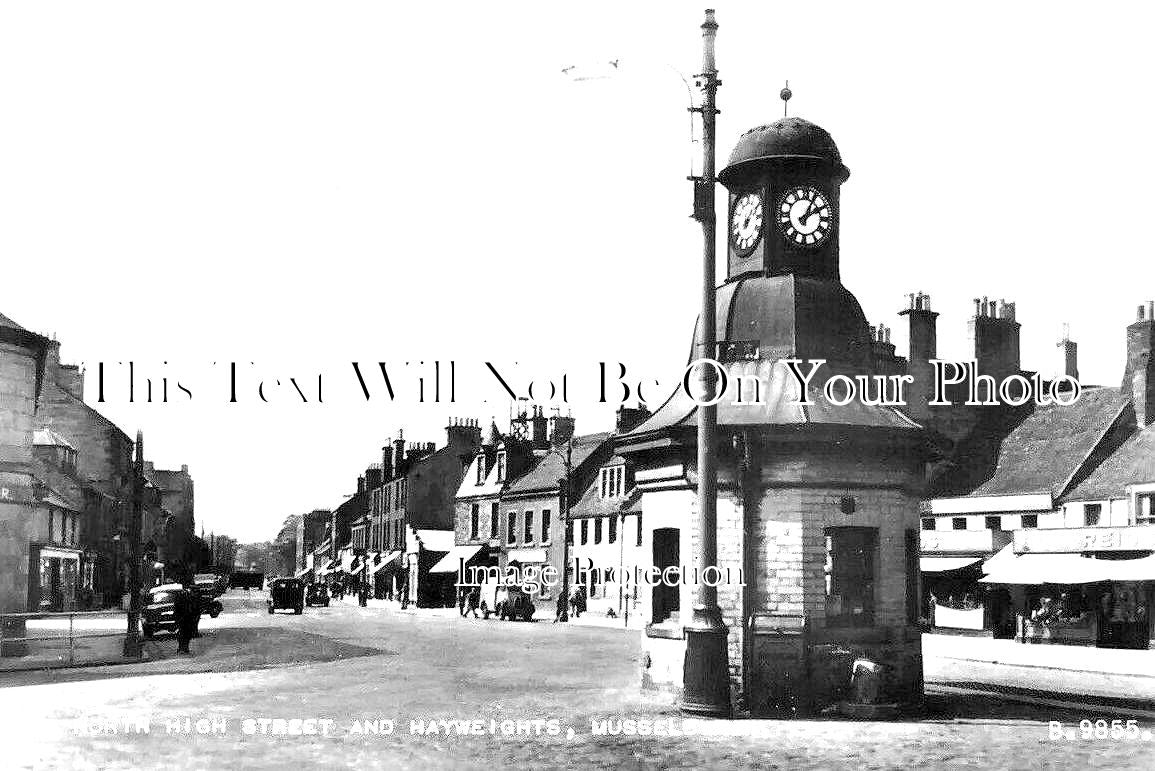 SC 3078 - High Street, & Hayweights, Musselburgh, East Lothian, Scotland