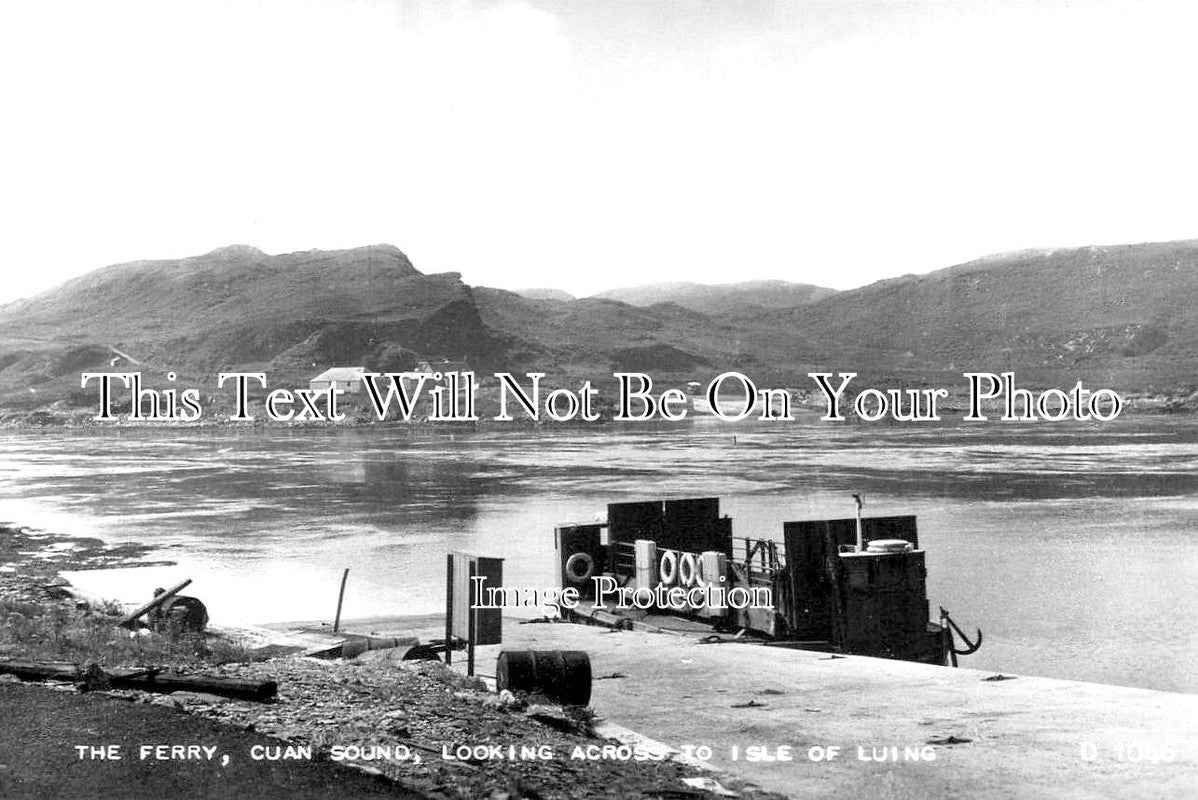 SC 3132 - The Ferry, Cuan Sound, Isle Of Luing, Scotland c1960