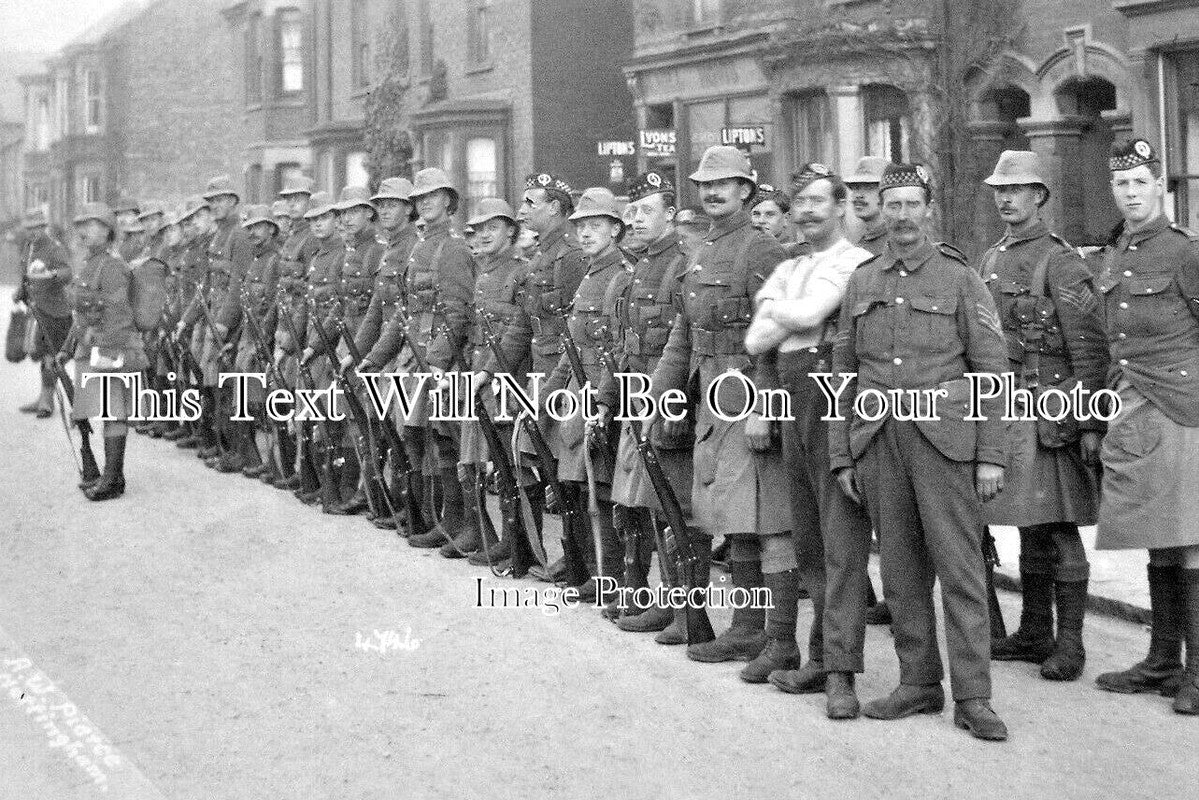 SC 314 - 5th Seaforth Highlanders Camp Parade, Bedford, Bedfordshire