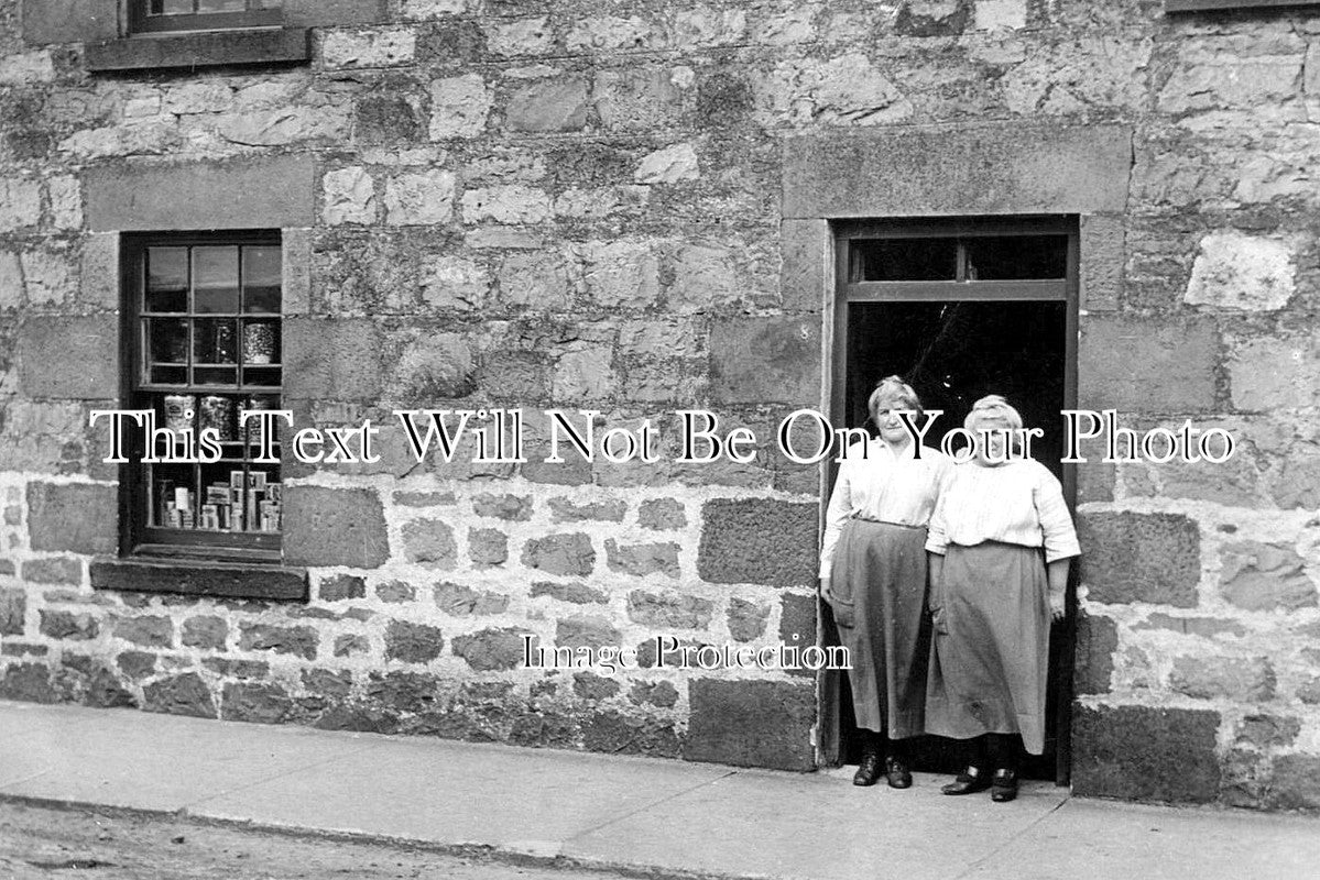 SC 3175 - Buckie Village Shop, Scotland c1928