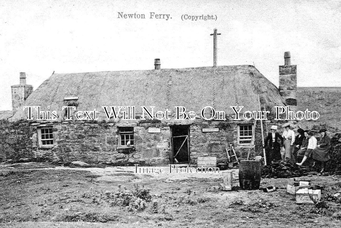 SC 318 - The Post Office, Newton Ferry North Uist, Scotland c1910