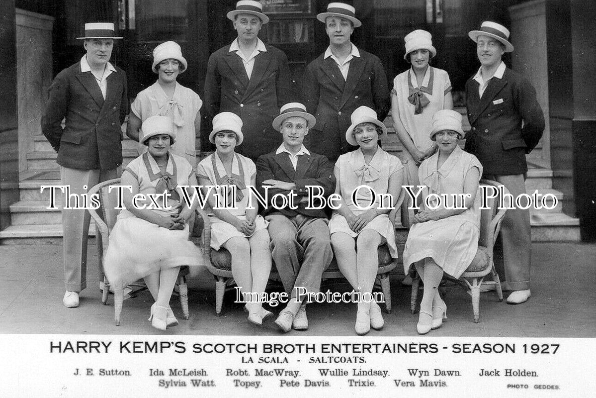SC 3195 - Harry Kemps Scotch Broth Entertainers, Saltcoats, Scotland