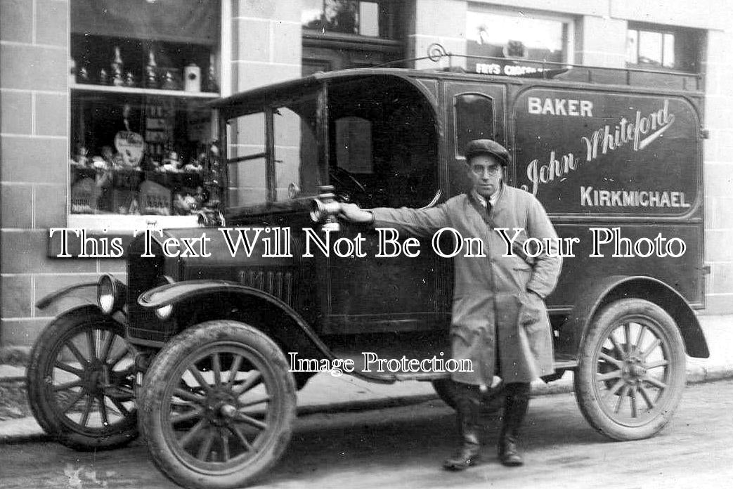 SC 3196 - John Whiteford Bakers Van, Kirkmichael, Ayrs, Scotland