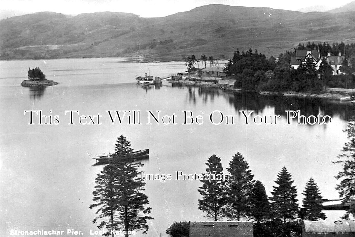 SC 3211 - Stronachiachar Pier, Loch Katrine, Perthshire, Scotland