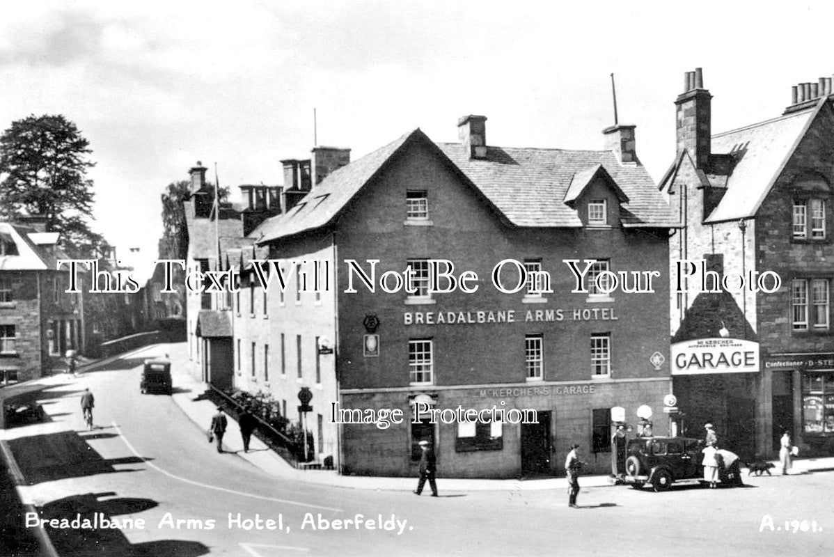 SC 3257 - Breadalbane Arms Hotel, Aberfeldy, Perthshire, Scotland