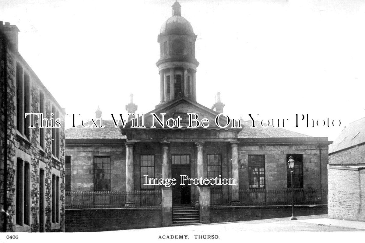 SC 326 - The Academy, Thurso, Caithness, Scotland c1916