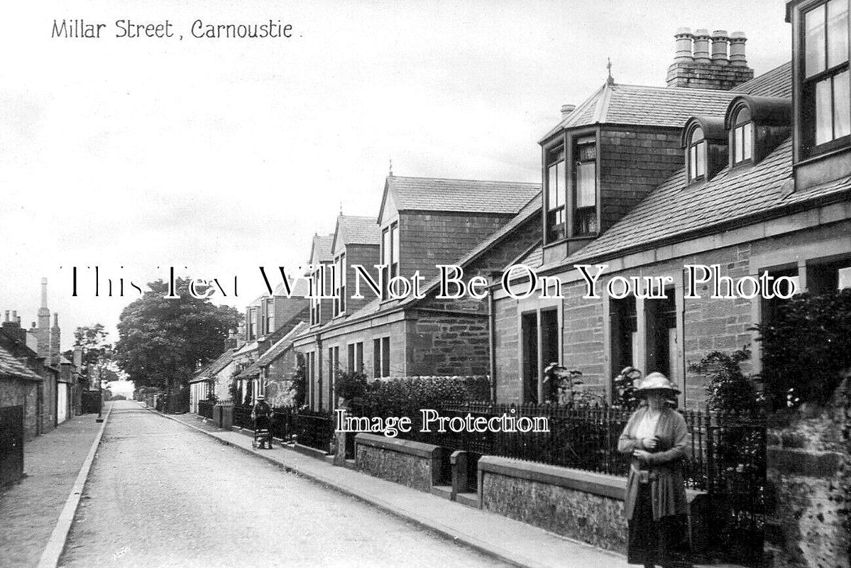 SC 3266 - Millar Street, Carnoustie, Scotland c1920