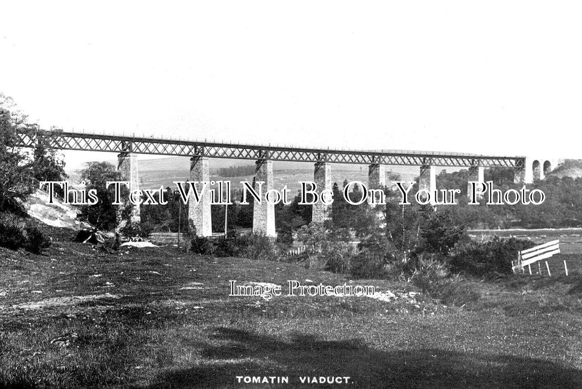 SC 3327 - Tomatin Railway Viaduct, Findhorn, Scotland