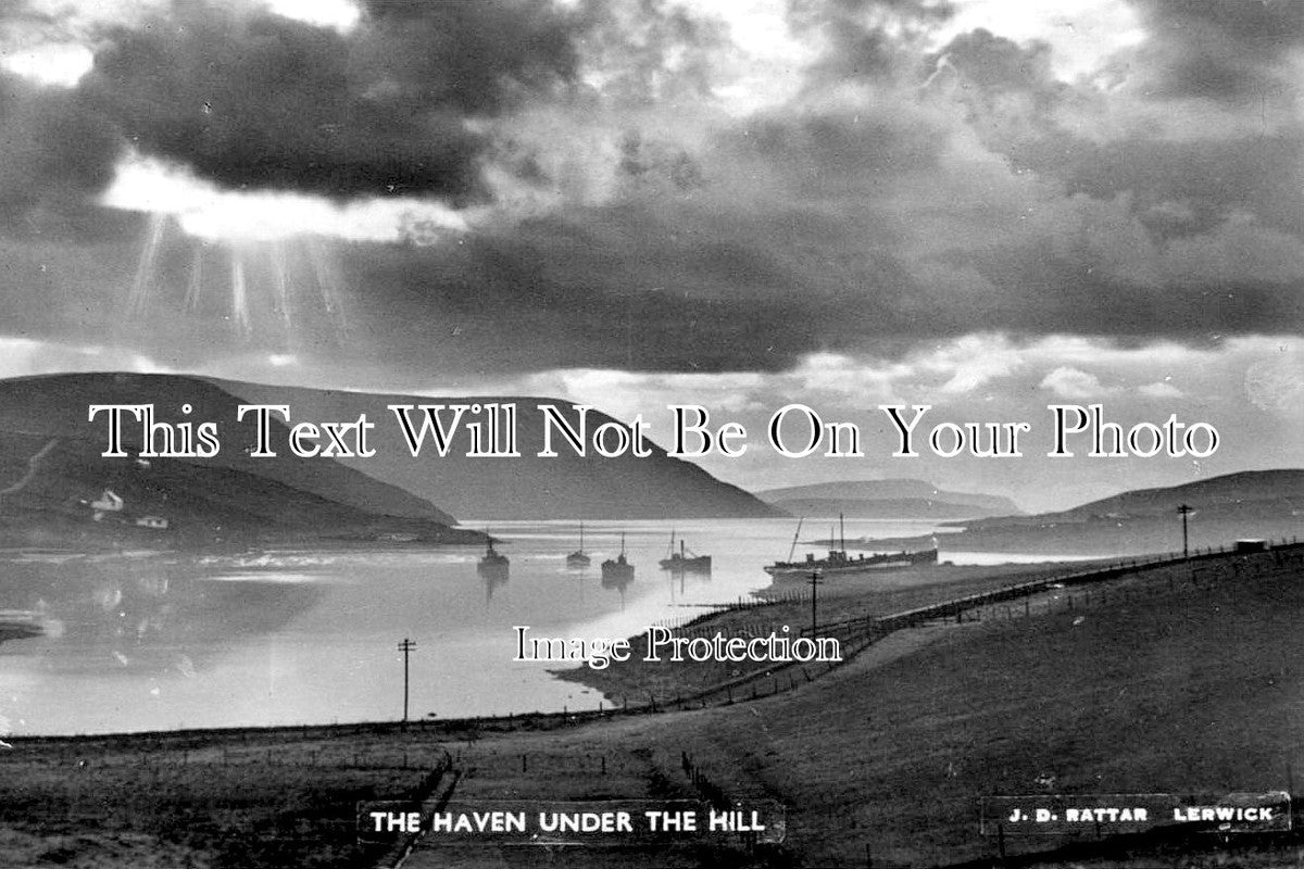 SC 3338 - The Haven Under The Hill, Shetland, Scotland
