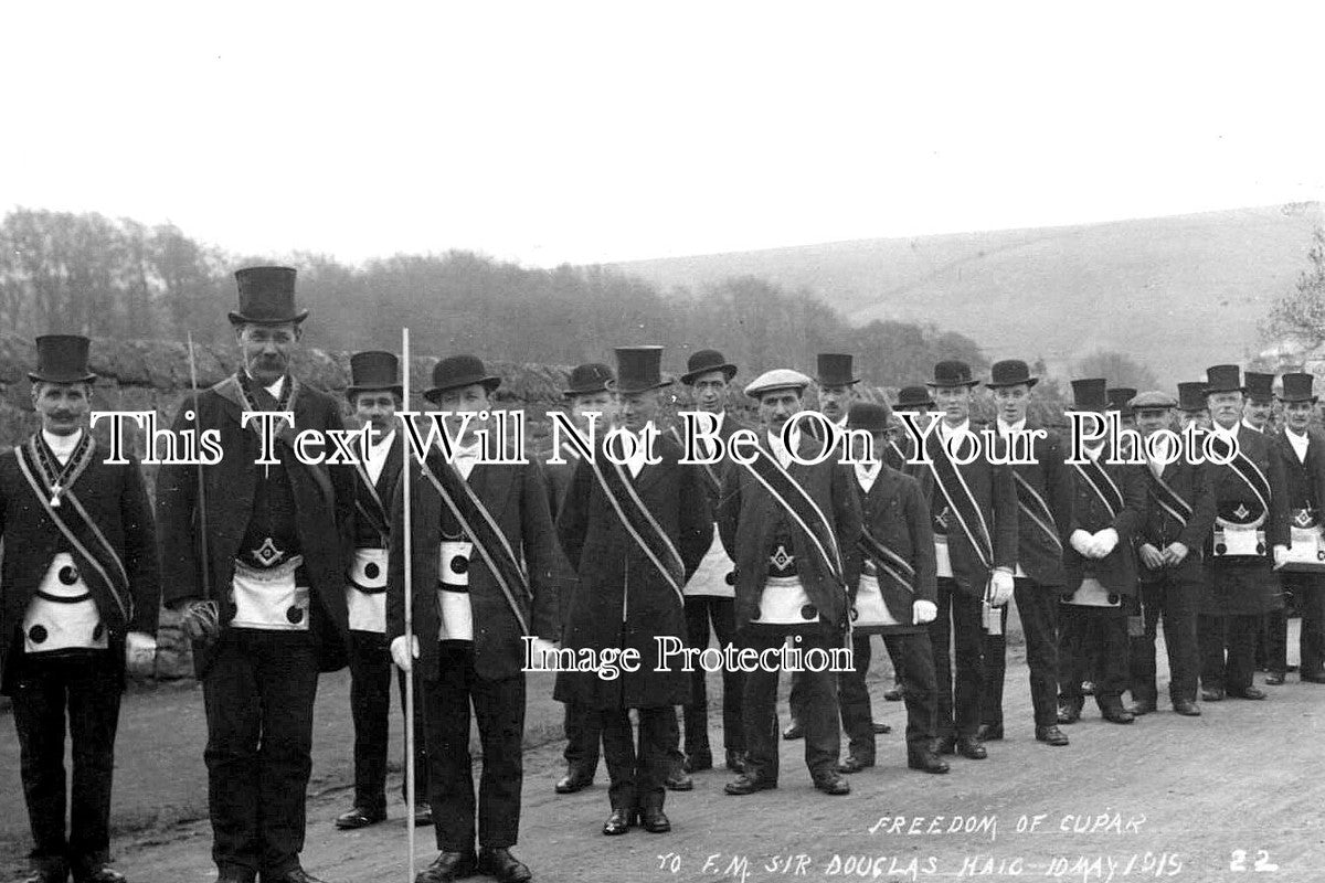 SC 3347 - Freedom Of Cupar To Sir Douglas Haig, Scotland 1919 WW1