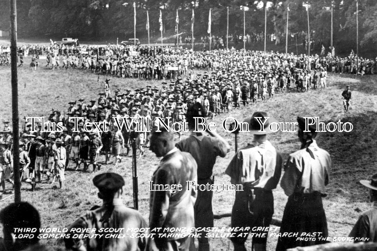 SC 3349 - Third World Rover Scout Moot At Monzie Castle, Scotland