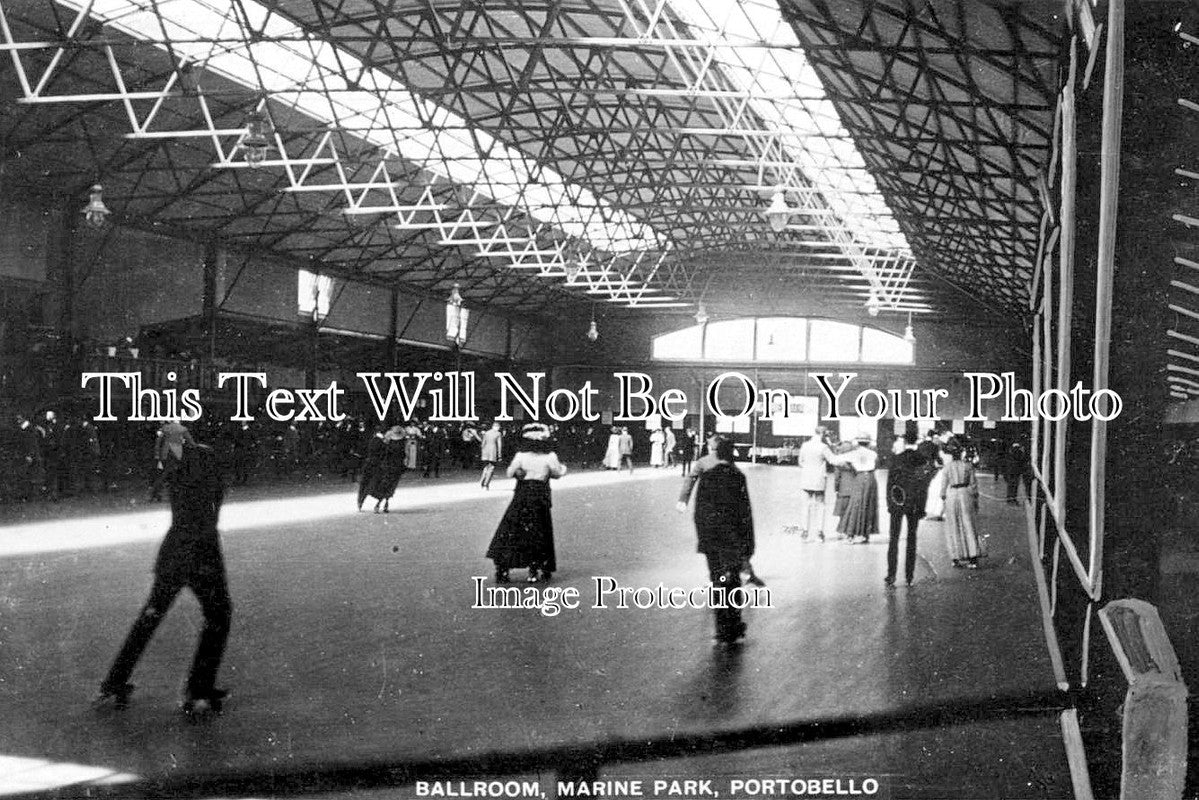 SC 3357 - Ballroom Roller Skating, Marine Park, Portobello, Scotland