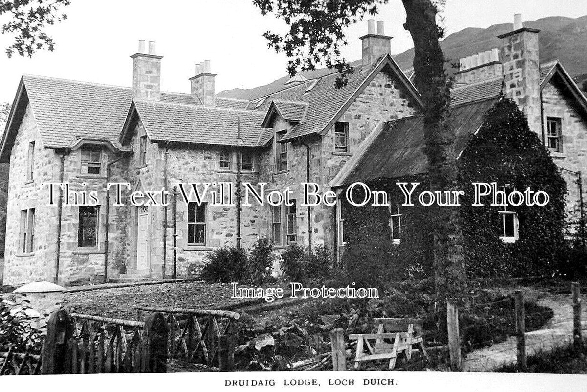 SC 3410 - Druidaig Lodge, Loch Duich, Scotland c1913
