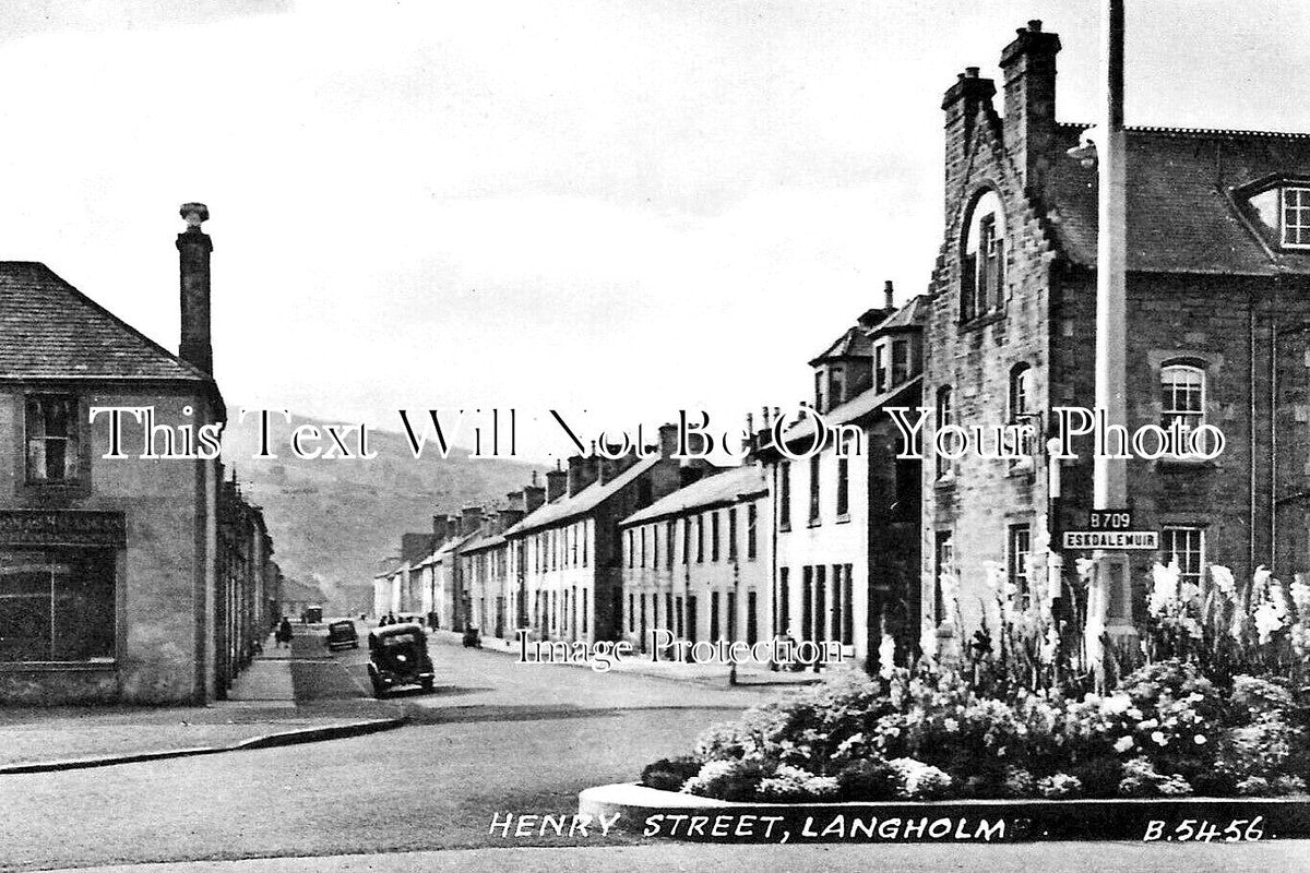 SC 3448 - Henry Street, Langholm, Scotland