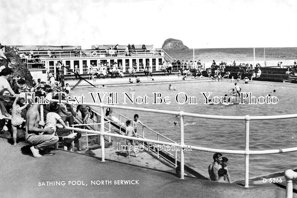 SC 3484 - Bathing Pool, North Berwick, Scotland c1950