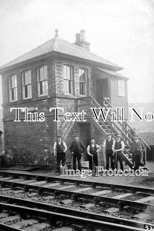 SC 3570 - Whitrope Railway Signal Box, Hawick, Scotland c1910