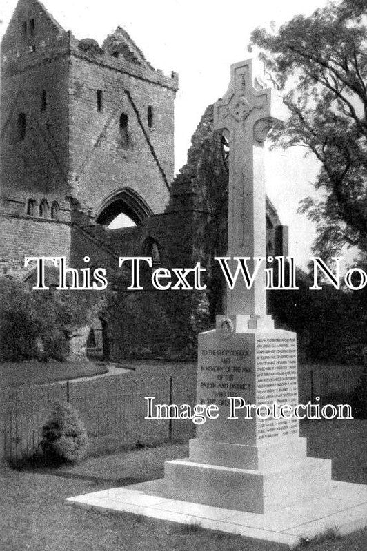 SC 3599 - New Abbey War Memorial, Scotland