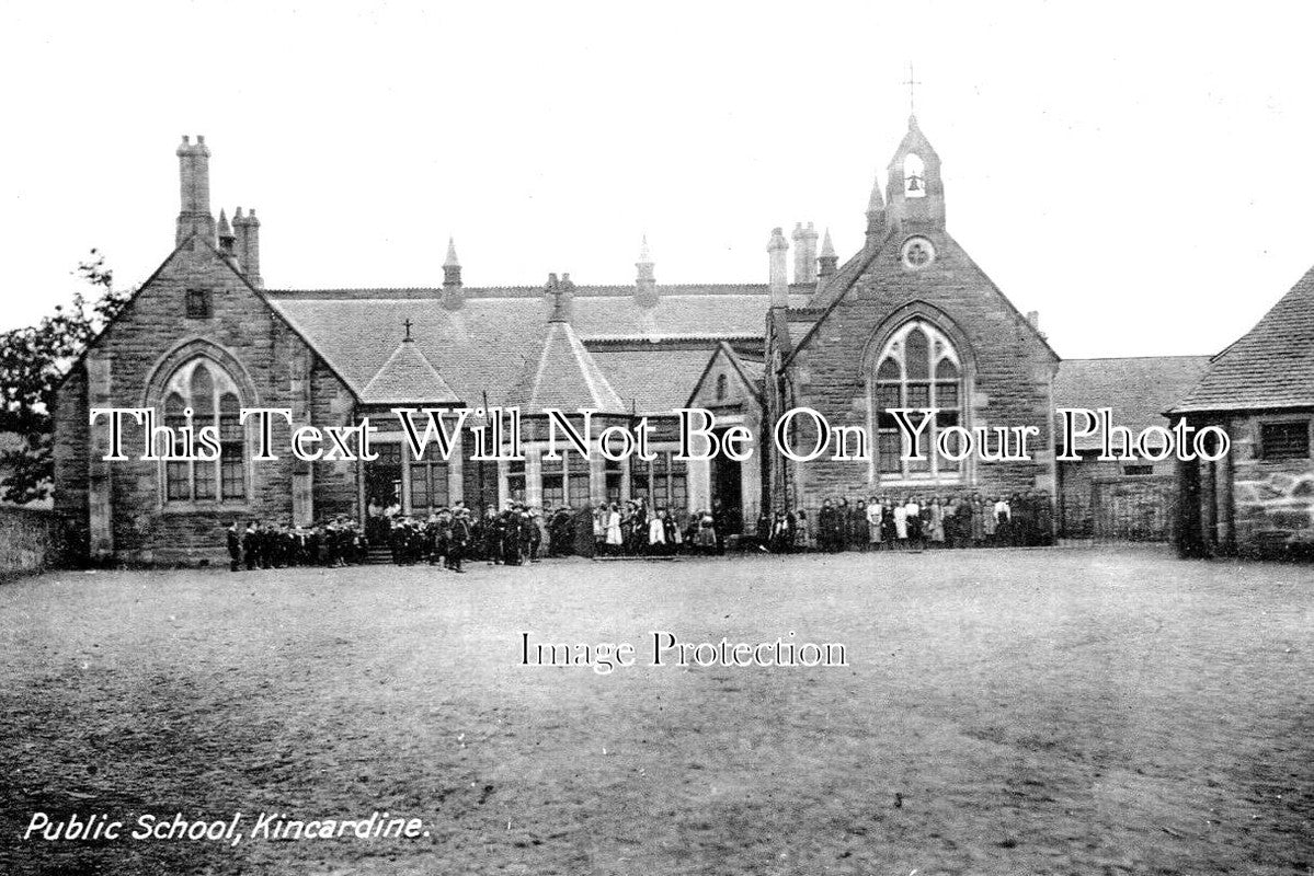 SC 364 - The Public School, Kincardine On Forth, Fife, Scotland c1912