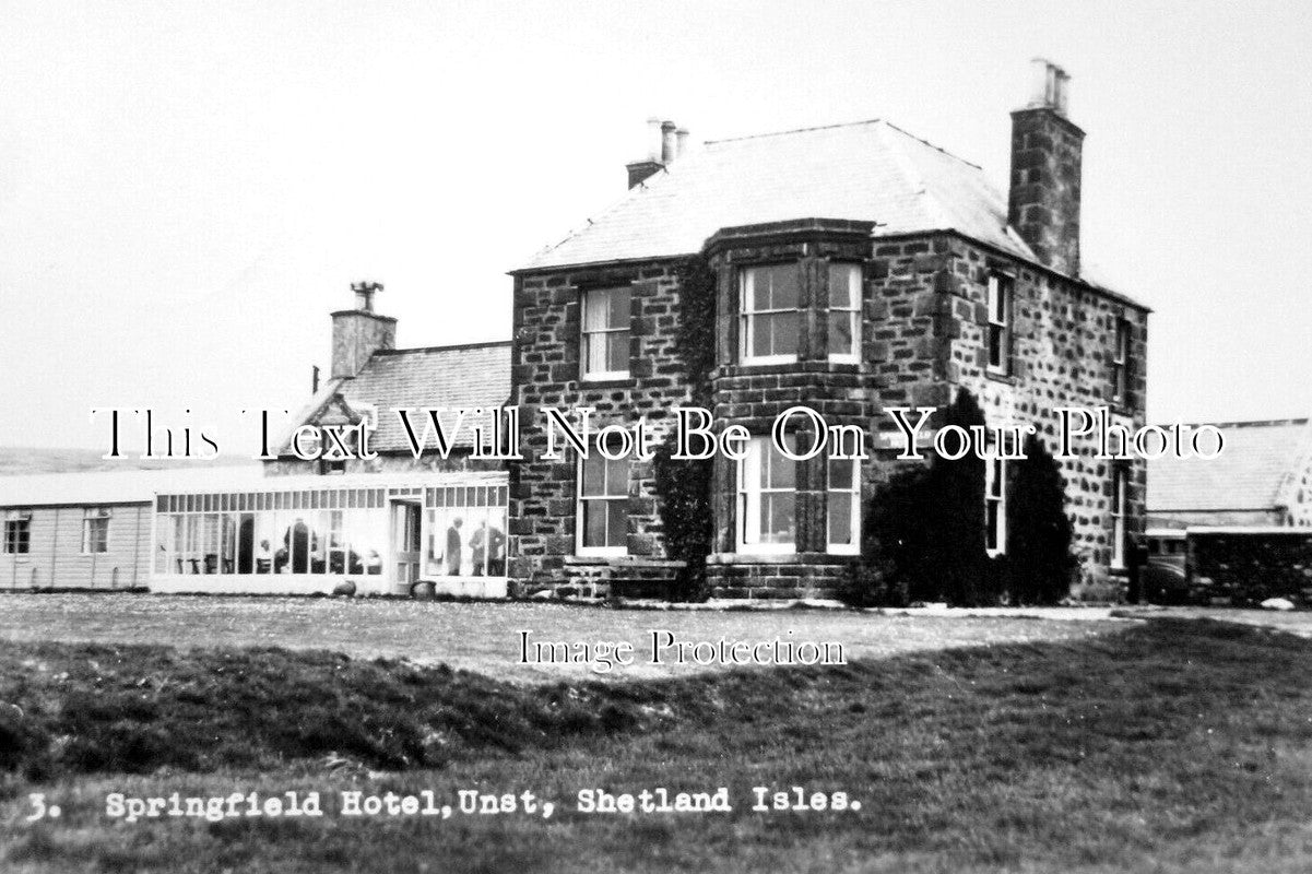 SC 3673 - Springfield Hotel, Unst, Shetland Isles, Scotland 1960