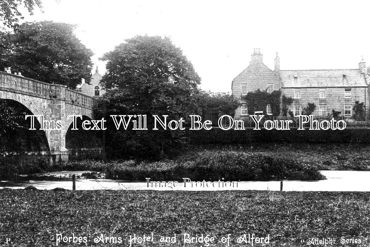 SC 391 - Forbes Arms Hotel, Bridge Of Alford, Scotland c1921