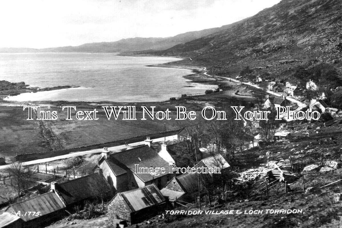 SC 406 - Torridon Village, Loch Torridon, Scotland c1936