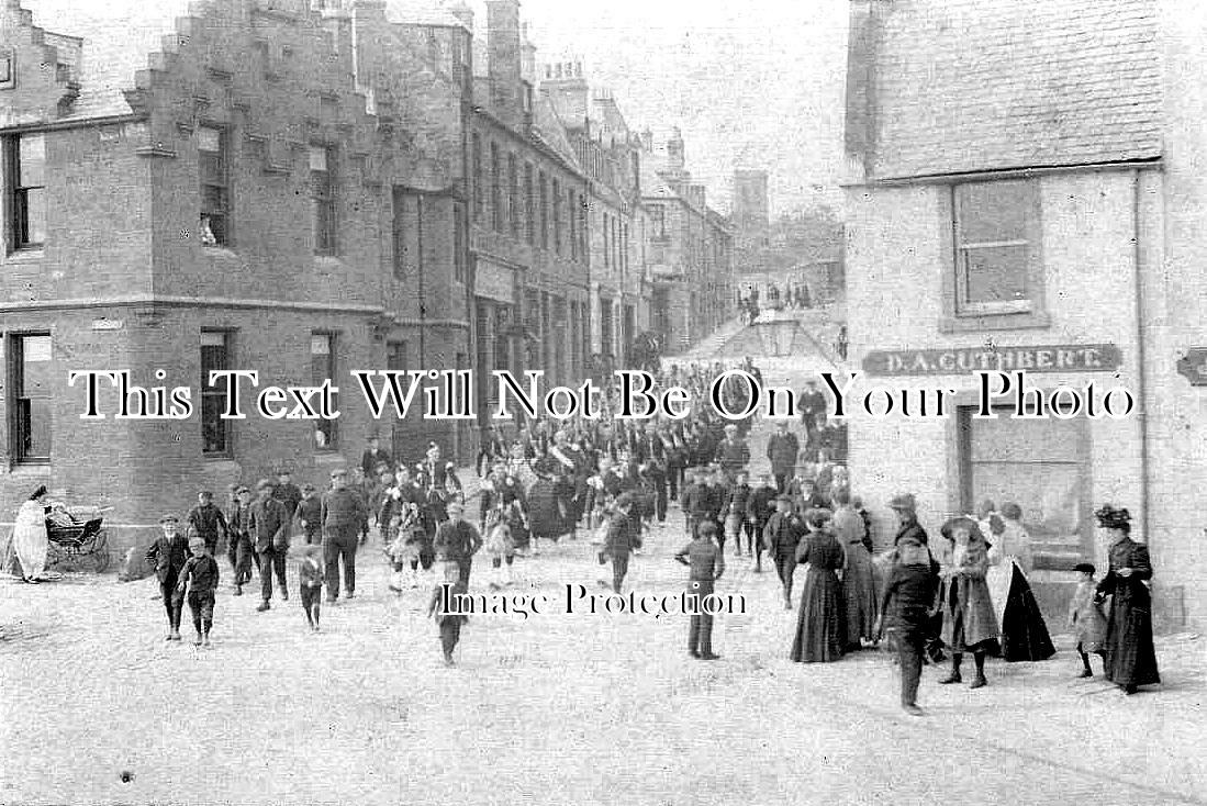 SC 4093 - Looking Up Roger Street, Anstruther, Fife, Scotland